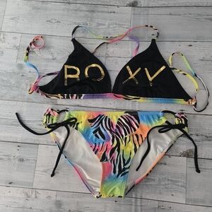 Roxy 2 Piece Bikini Summer Fluorescent